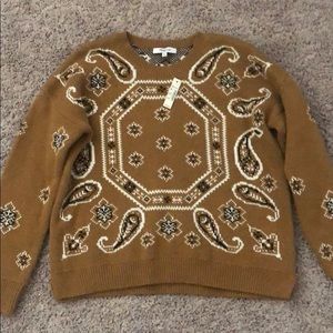 Madewell bandana sweater!